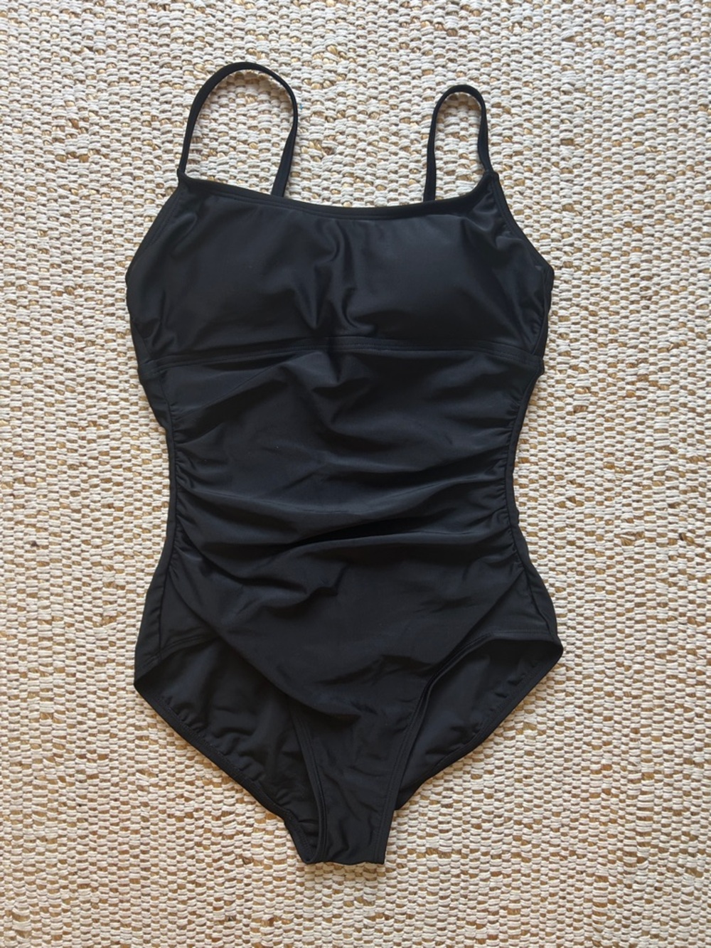Merona one-piece black bathing suit